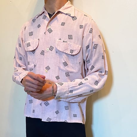 1950's Di Lido Rayon L/S Shirt
