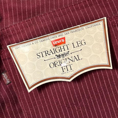 1980's Levi's 505 Pin Stripe Pants Deadstock
