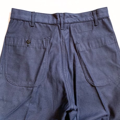1970's US.NAVY Utility Trousers Straight Deadstock