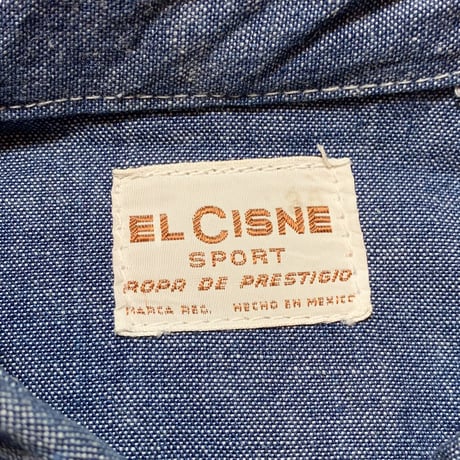 1960's〜 EL CISNE Chambray L/S Shirt