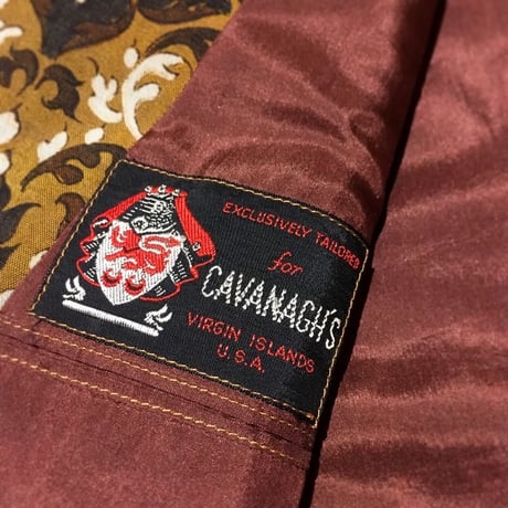 1960's CAVANAGH'S Silk Tailored Jacket