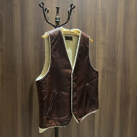 1980's Eddie Bauer Leather Vest