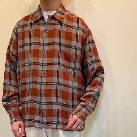 1950's PILGRIM Rayon L/S Shirt