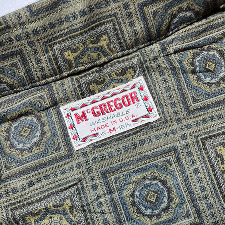 1960's McGREGOR L/S Shirt Deadstock