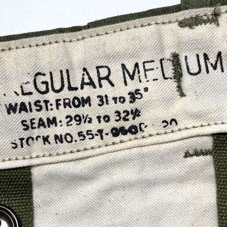 1950's US.ARMY M-51 Field Trousers Deadstock