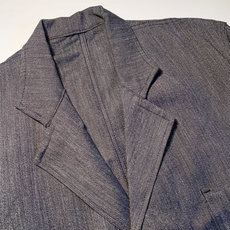 1950's KONECO Black Chambray  Atelier Coat Deadstock