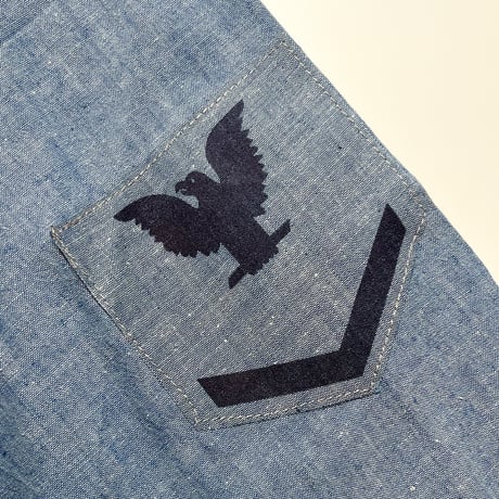 1960's US.NAVY Chambray L/S Shirt