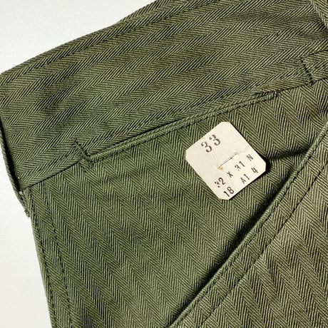 1940's USMC P-41 Herringbone Trousers Deadstock