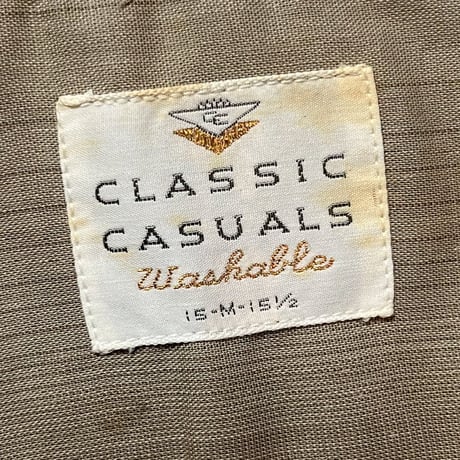 1960's CLASSIC CASUALS L/S Shirt Deadstock
