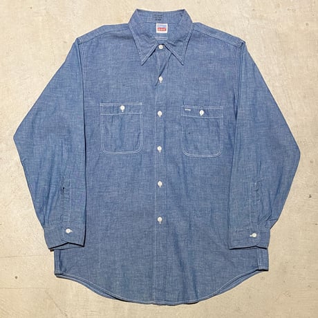 1950's〜 OX-HIDE Chambray L/S Shirt