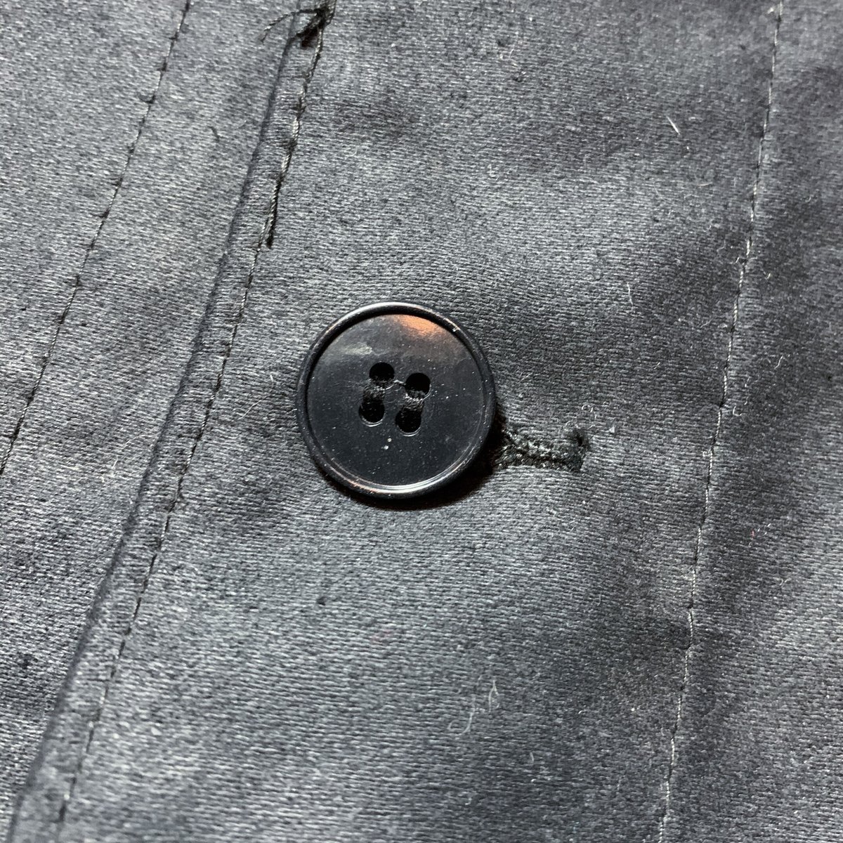 1950's Dumont-d'urville Black Moleskin Jacket D