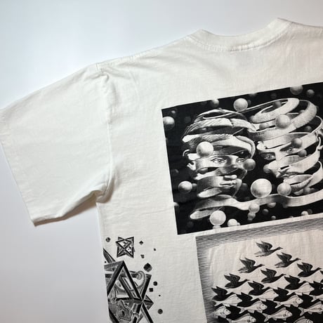 1990's ANDAZIA M.C.ESCHER Mulch Printed Tee