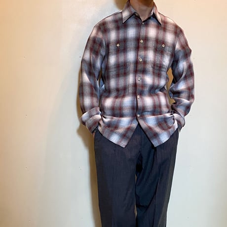 1970's JCPenney Rayon L/S Shirt