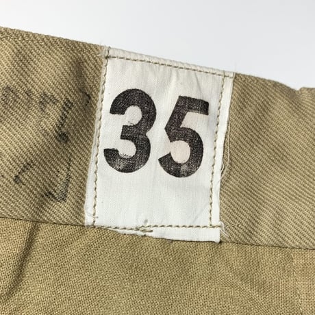 1950〜60's French Army M-52 Chino Trousers Deadstock