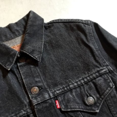 1990's Levi's 70706 Black Denim Jacket