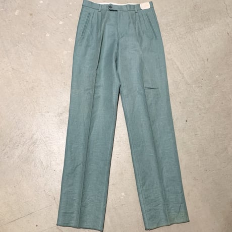 1980's Unknown Cotton&Linen Trousers Deadstock