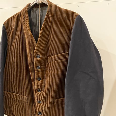 1930's〜 French Unknown Corduroy Jacket