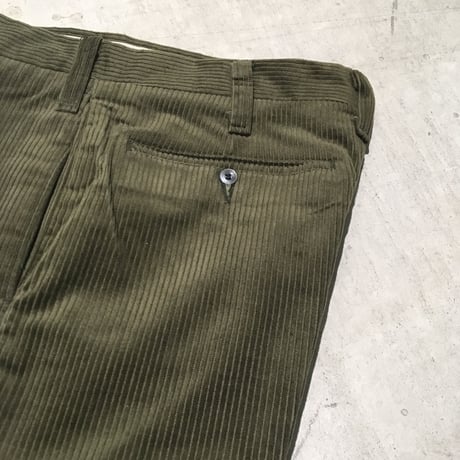 1960's h.i.s Corduroy Tapered Pants Deadstock