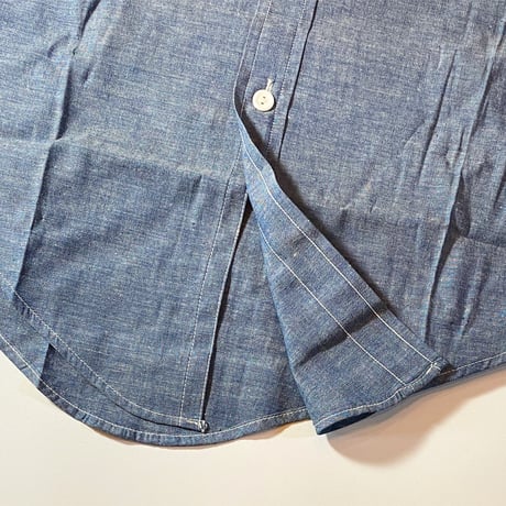 1950〜60's DOUBLE RINGER Chambray L/S Shirt Deadstock