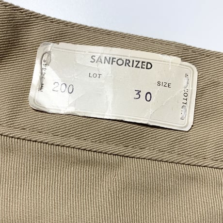 1960's Unknown Chino Short Pants Deadstock