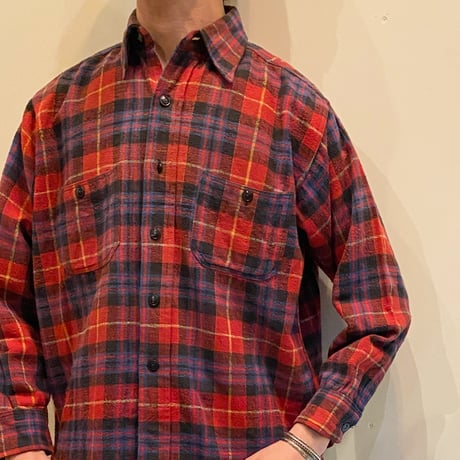 1930's〜 J.C.Penney Co. Flannel L/S Shirt