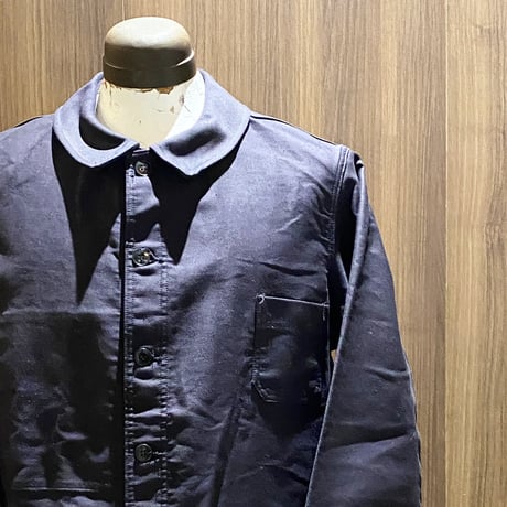 1960's LIVRADOR Black Moleskin Jacket Deadstock