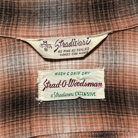 1960's Strad-O-Woodman Rayon L/S Shirt