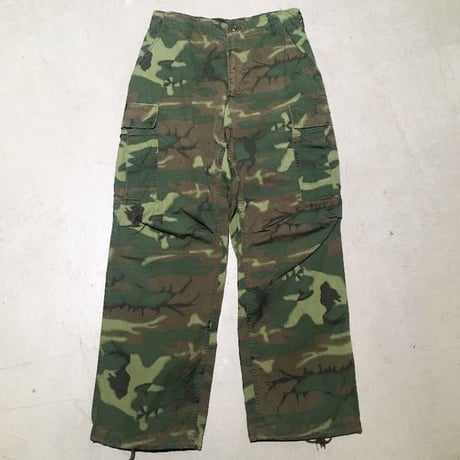1960's US.ARMY ERDL Non Rip Jungle Fatigue Trousers