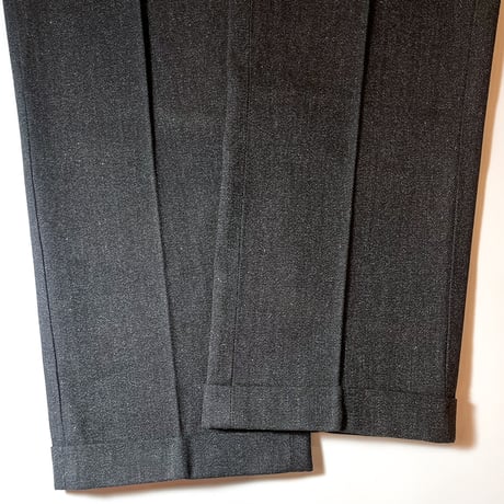 1940's ESSEX TROUSERS Black Covert Trousers Deadstock