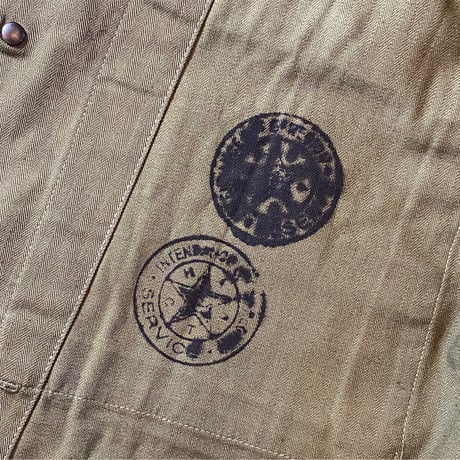 1940's US.ARMY M-43 Herringbone Jacket Deadstock