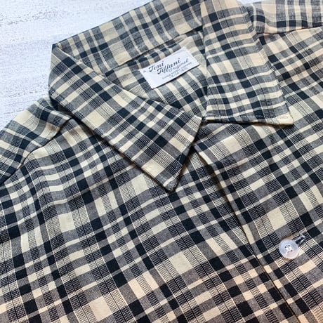 1960's Joni Jiffani Cotton&Linen S/S Shirt Deadstock