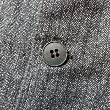 1940's LE CHOLETAIS Herringbone Chambray Work Jacket Deadstock