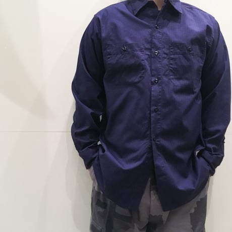 1960's Unknown Herringbone Twill L/S Work Shirt