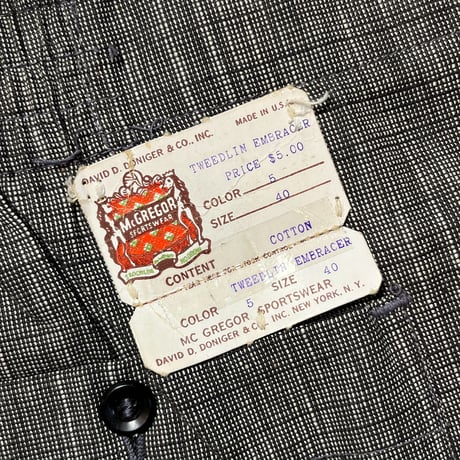 1950's McGREGOR Cotton Easy Pants Deadstock