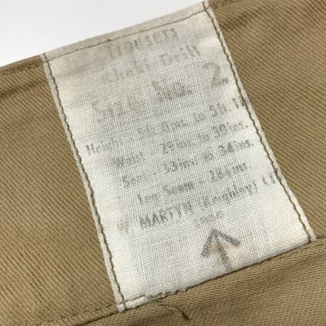 1960's British Army Gurkha Trousers