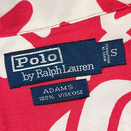1990's〜 Polo by Ralph Lauren Rayon S/S Shirt
