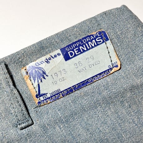 1950's SUPPLDRAPE DENIMS Cotton Trousers Deadstock