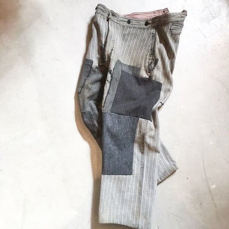 1930's St.Michel Cotton Patchwork Trousers