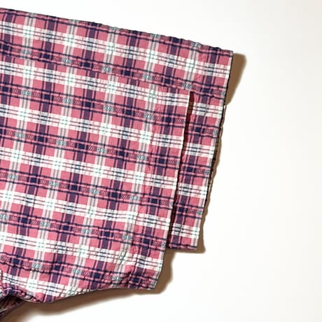 1980's L.L.Bean Seersucker S/S Shirt