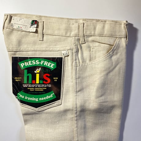 1960's h.i.s Tapered Pants Deadstock