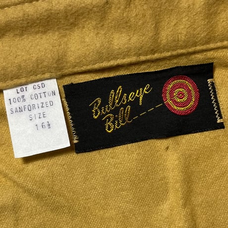 1970's Bullseye Bill Chamois Cloth L/S Shirt Deadstock