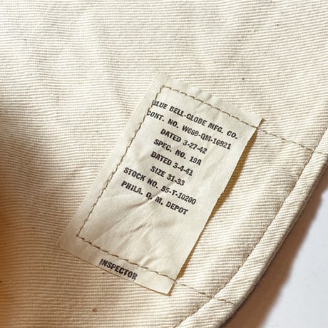 1940's US.ARMY M-43 Chino Trousers Deadstock