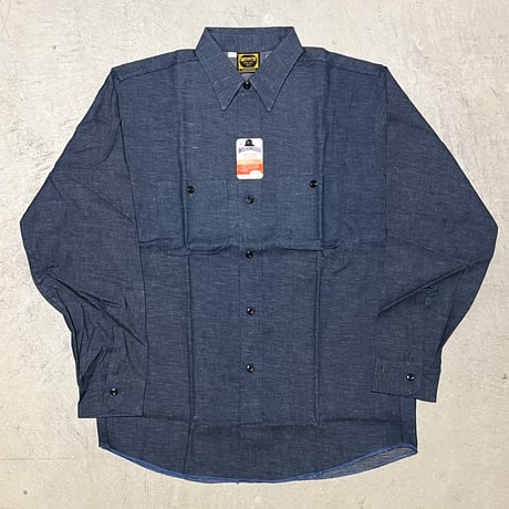 1960's WASHINGTON DEE-CEE Denim L/S Shirt Deadstock