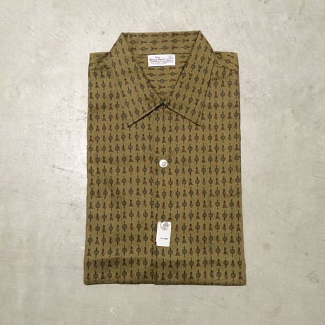 1960's THE WOOL SHOP S/S Shirt Deadstock