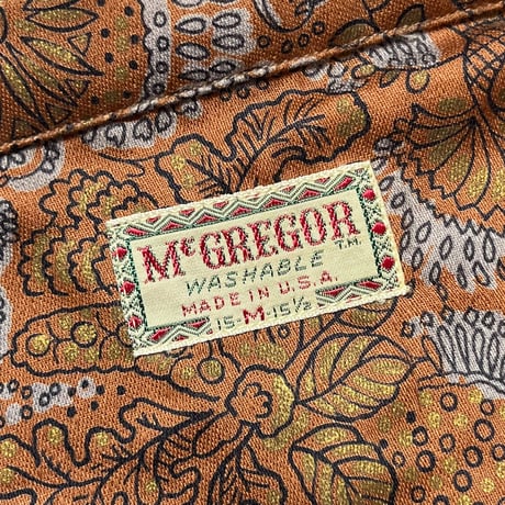 1950〜60's McGREGOR L/S Shirt Deadstock