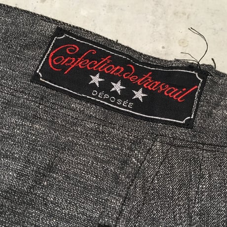 1940's Confection detrasail Cotton Trousers Deadstock