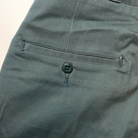 1960's US.ARMY Chino Trousers SPRUCE GREEN Deadstock