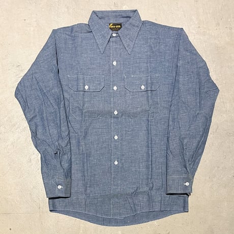 1970's DEE CEE Chambray L/S Shirt Deadstock