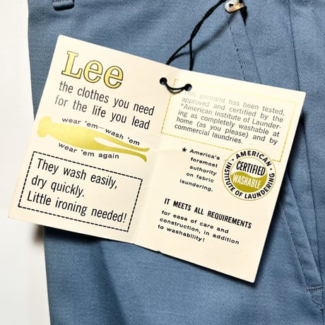 1960's Lee Leesure Wear Tapered Pants Deadstock