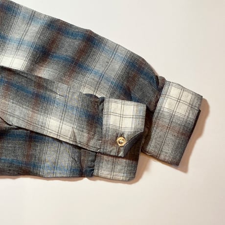 1960〜70's Super Macy Rayon L/S Shirt Deadstock
